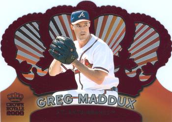 2000 Pacific Crown Royale - Red #16 Greg Maddux  Front