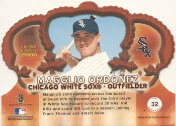 2000 Pacific Crown Royale - Red #32 Magglio Ordonez  Back