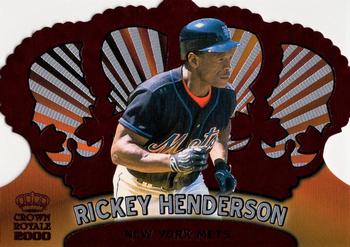 2000 Pacific Crown Royale - Red #89 Rickey Henderson  Front