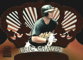 2000 Pacific Crown Royale - Red #99 Eric Chavez  Front