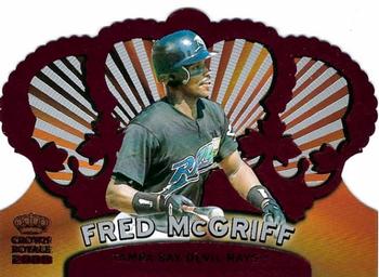 2000 Pacific Crown Royale - Red #134 Fred McGriff  Front