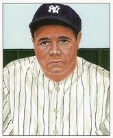 1995 JSW All-Stars '50 Bowman (Unlicensed) #NNO Babe Ruth Front