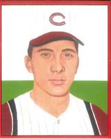 1995 JSW All-Stars '50 Bowman Red Border (Unlicensed) #NNO Johnny Bench Front