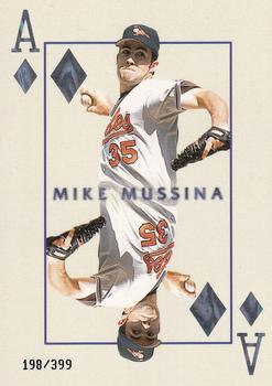 2000 Pacific Invincible - Diamond Aces 399 #5 Mike Mussina  Front