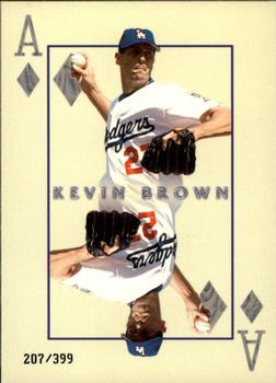 2000 Pacific Invincible - Diamond Aces 399 #11 Kevin Brown  Front