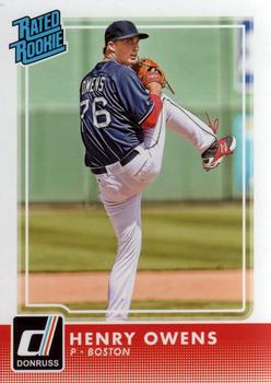 2016 Donruss #44 Henry Owens Front