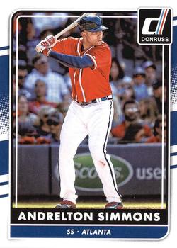 2016 Donruss #80 Andrelton Simmons Front