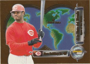 2000 Pacific Invincible - Eyes of the World #7 Ken Griffey Jr.  Front