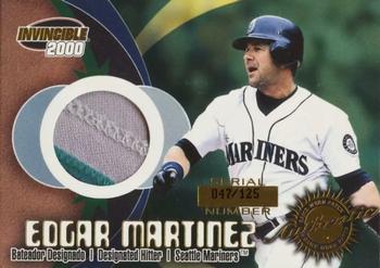 2000 Pacific Invincible - Game Gear #26 Edgar Martinez Front