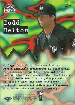 1998 Sports Illustrated #156 Todd Helton Back