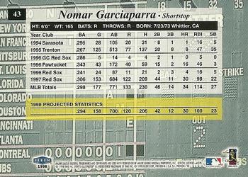 1998 Sports Illustrated #43 Nomar Garciaparra Back