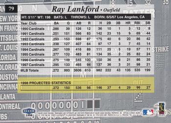 1998 Sports Illustrated #79 Ray Lankford Back
