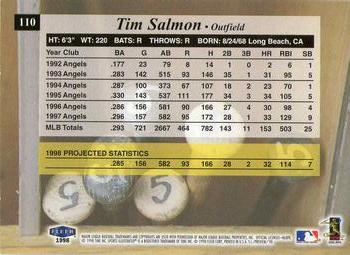 1998 Sports Illustrated #110 Tim Salmon Back