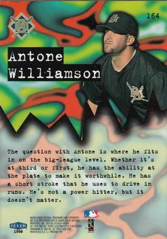 1998 Sports Illustrated #164 Antone Williamson Back