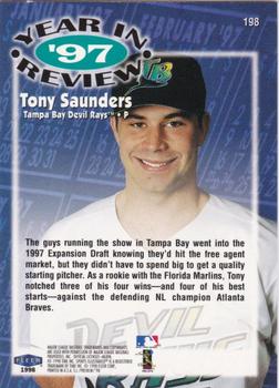 1998 Sports Illustrated #198 Tony Saunders Back