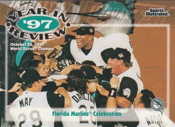 1998 Sports Illustrated #199 Florida Marlins Celebration Front