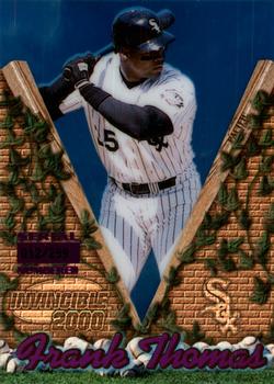 2000 Pacific Invincible - Holographic Purple #37 Frank Thomas  Front