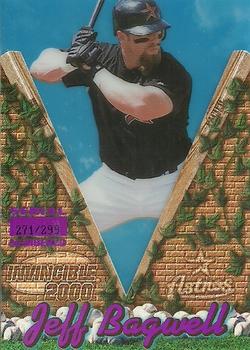 2000 Pacific Invincible - Holographic Purple #62 Jeff Bagwell  Front