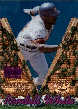 2000 Pacific Invincible - Holographic Purple #91 Rondell White  Front
