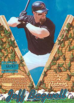 2000 Pacific Invincible - Platinum Blue #62 Jeff Bagwell  Front