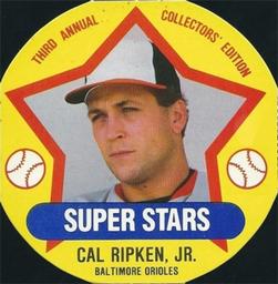1989 Super Stars Discs #16 Cal Ripken, Jr. Front