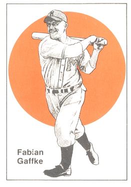 1978 Olde Cards Halsey Hall Recalls #4 Fabian Gaffke Front
