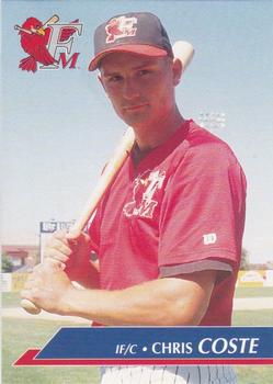1996 Multi-Ad Fargo-Moorhead RedHawks #10 Chris Coste Front
