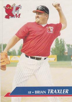 1996 Multi-Ad Fargo-Moorhead RedHawks #25 Brian Traxler Front