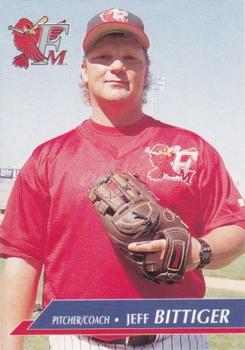 1996 Multi-Ad Fargo-Moorhead RedHawks #2 Jeff Bittiger Front