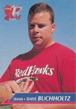 1996 Multi-Ad Fargo-Moorhead RedHawks #4 Dave Buchholtz Front