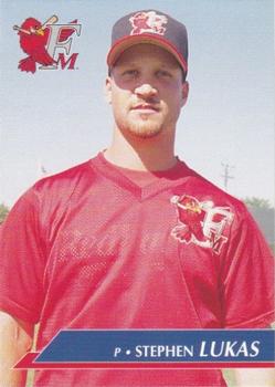 1996 Multi-Ad Fargo-Moorhead RedHawks #17 Stephen Lukas Front