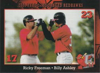 2000 Fargo-Moorhead RedHawks #NNO Ricky Freeman / Billy Ashley Front