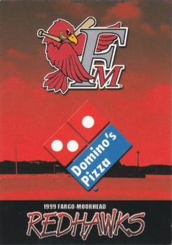 1999 Fargo-Moorhead RedHawks #NNO Checklist Card Front