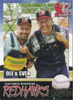 1999 Fargo-Moorhead RedHawks #NNO Ole / Sven Front