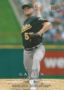 2008 Upper Deck First Edition - Factory Set #20 Chad Gaudin Front