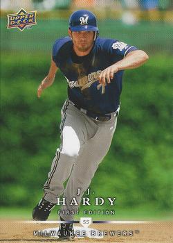 2008 Upper Deck First Edition - Factory Set #48 J.J. Hardy Front