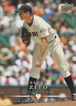 2008 Upper Deck First Edition - Factory Set #92 Barry Zito Front