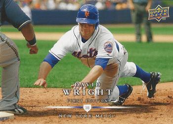 2008 Upper Deck First Edition - Factory Set #128 David Wright Front