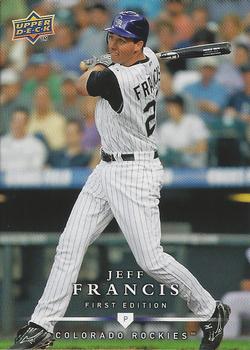 2008 Upper Deck First Edition - Factory Set #200 Jeff Francis Front