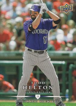 2008 Upper Deck First Edition - Factory Set #205 Todd Helton Front