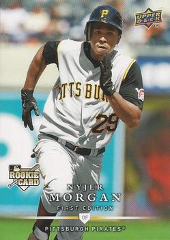 2008 Upper Deck First Edition - Factory Set #280 Nyjer Morgan Front