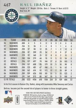 2008 Upper Deck First Edition - Factory Set #467 Raul Ibanez Back