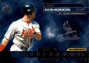 2000 Pacific Omega - Full Count #26 Jim Edmonds  Front