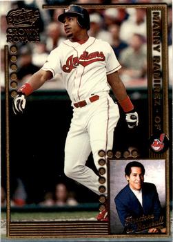 1998 Pacific Crown Royale - Firestone on Baseball #9 Manny Ramirez Front