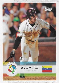 2009 Topps World Baseball Classic Box Set - Toronto Promo Sheet #8 Omar Vizquel Front
