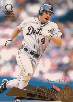 2000 Pacific Omega - Gold #52 Bobby Higginson  Front