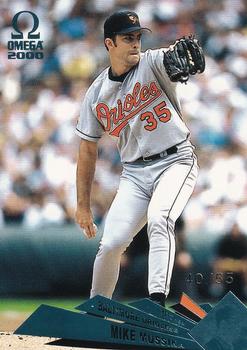 2000 Pacific Omega - Platinum Blue #19 Mike Mussina  Front