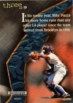 1996 Rembrandt Ultra-Pro Mike Piazza #3 Mike Piazza Front