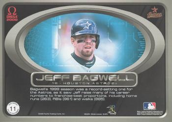 2000 Pacific Omega - Stellar Performers #11 Jeff Bagwell  Back
