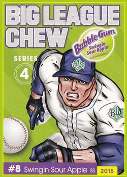 2015 Big League Chew Series 4 #NNO2 Swingin Sour Apple Front